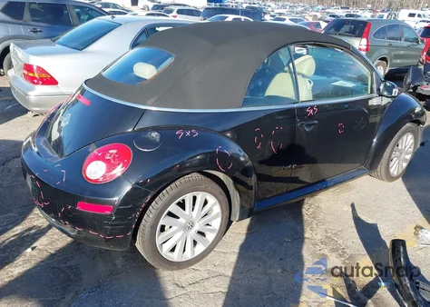 2008 Volkswagen New Beetle Se from USA, damaged, VIN 3VWRF31Y48M405716